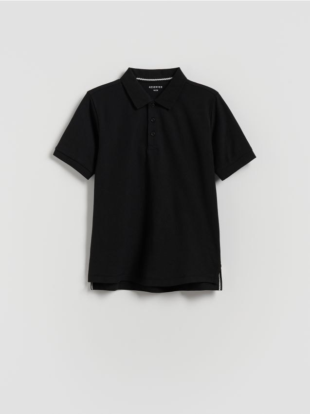 Reserved - T-shirt polo - czarny