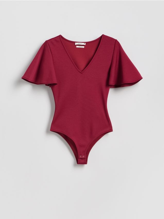 Reserved - Body z dodatkiem modalu - bordowy