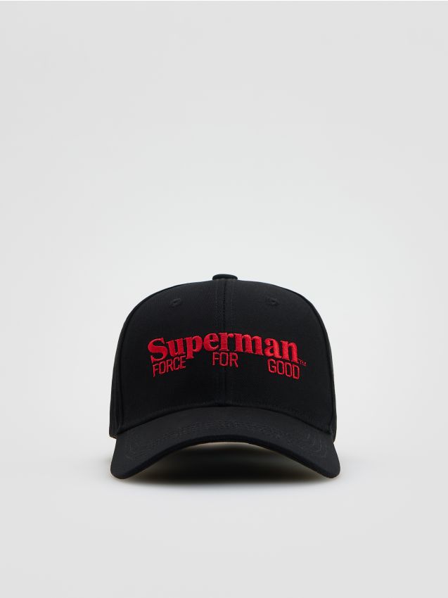 Reserved - Czapka z daszkiem SUPERMAN™ - czarny
