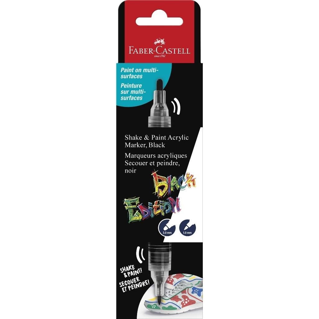 FABER-CASTELL Marker akrylowy Black Edition czarny