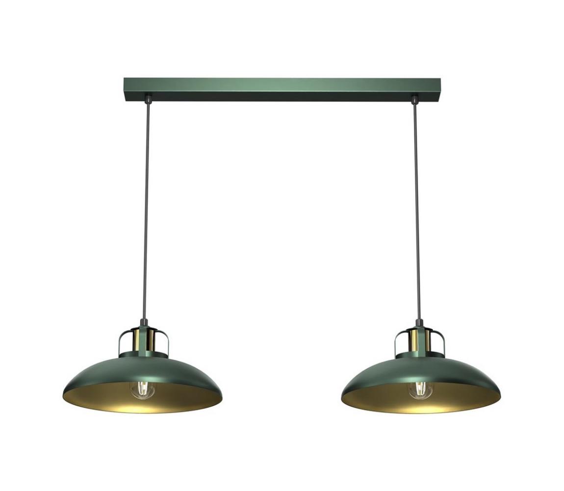 Brilagi - Żyrandol na lince FLAMENGO 2xE27/60W/230V zielony