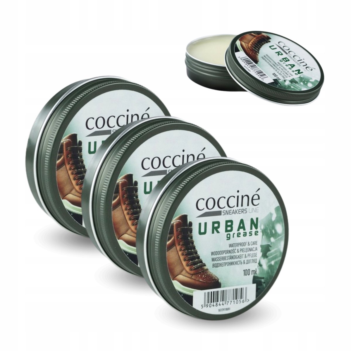 Wodoodporny Impregnat do Butów Pasta Wosk 3x Tłuszcz Coccine Urban Grease