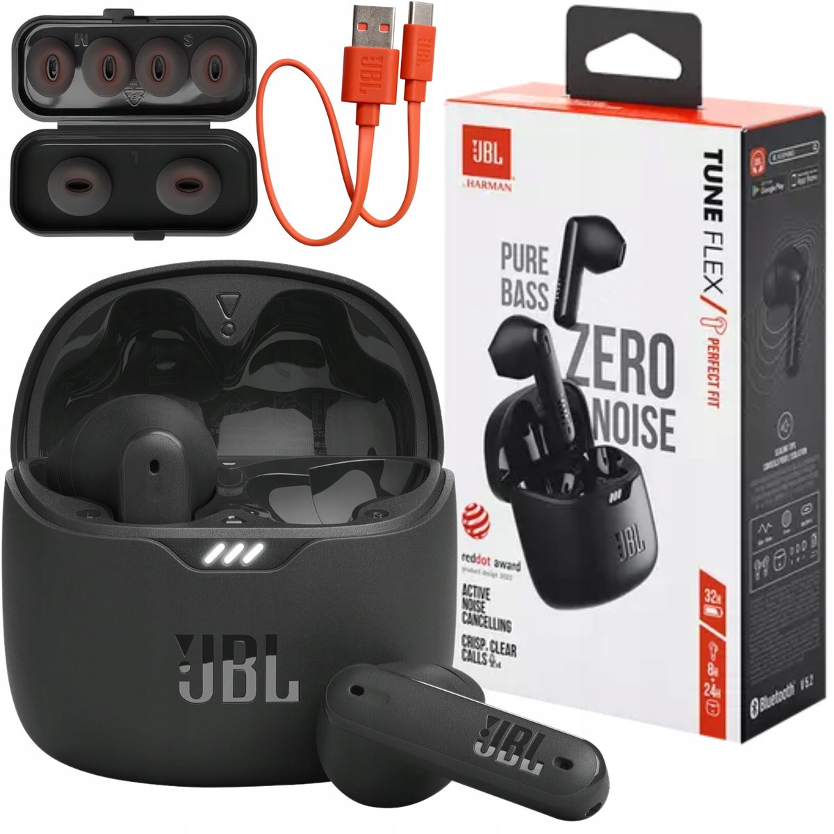 JBL TUNE FLEX ANC Czarny