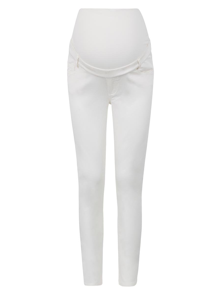 Damskie spodnie ciążowe białe Bellybutton Maternity, r.42