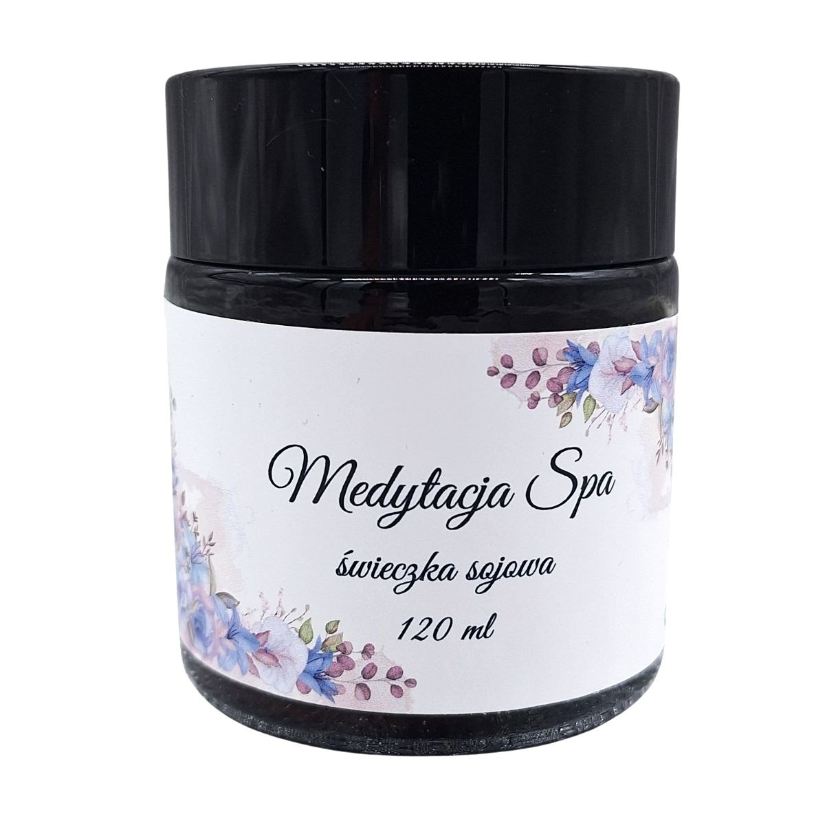 Świeca Sojowa Medytacja Spa Ręcznie Robiona 120ml Drewniany Knot