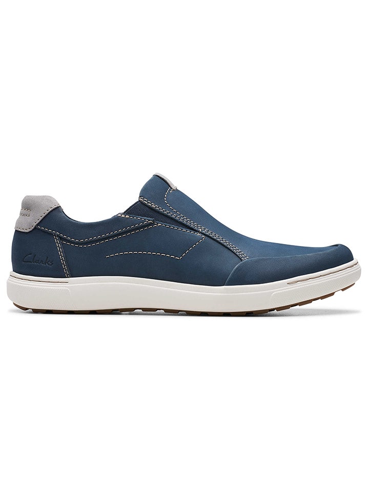 Clarks Skórzane slippersy 