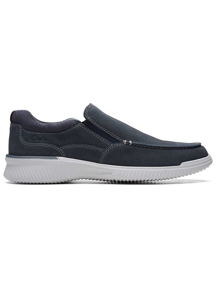 Clarks Skórzane slippersy 