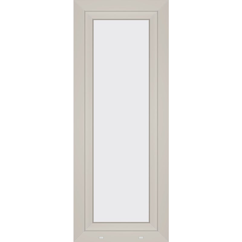 Okno PCV 3-szybowe fasadowe 85/O27 białe 565x1435 mm otwierane do wewnątrz lewe