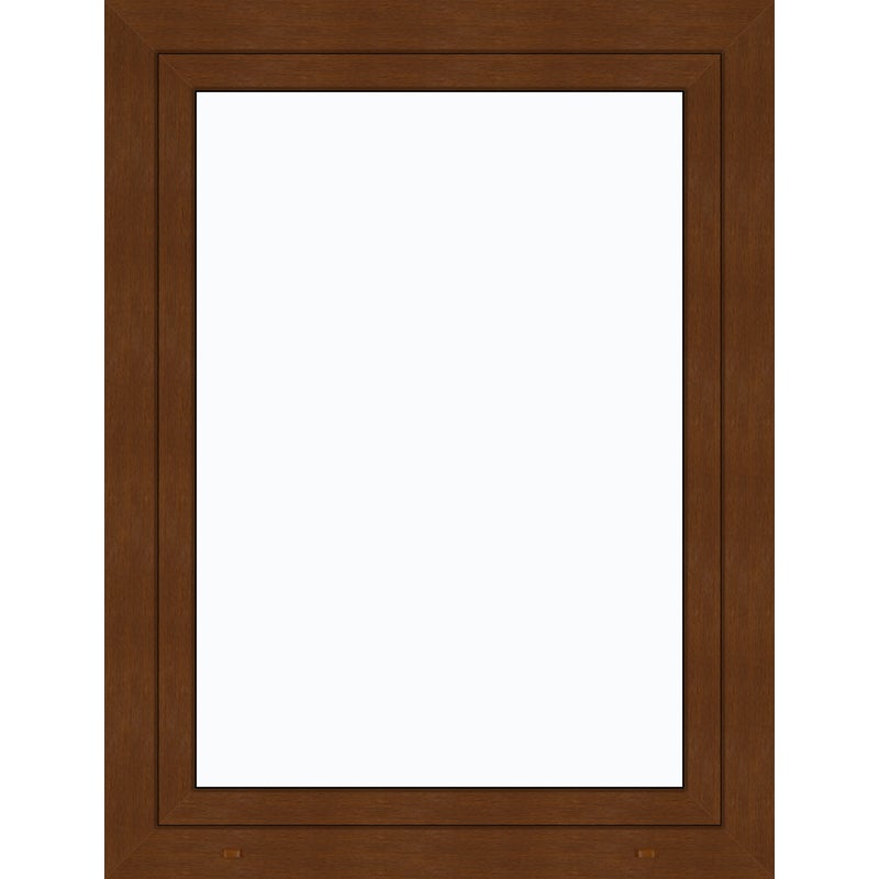 Okno PCV 3-szybowe fasadowe 85/O14 złoty dąb 865x1135 mm otwierane do wewnątrz prawe