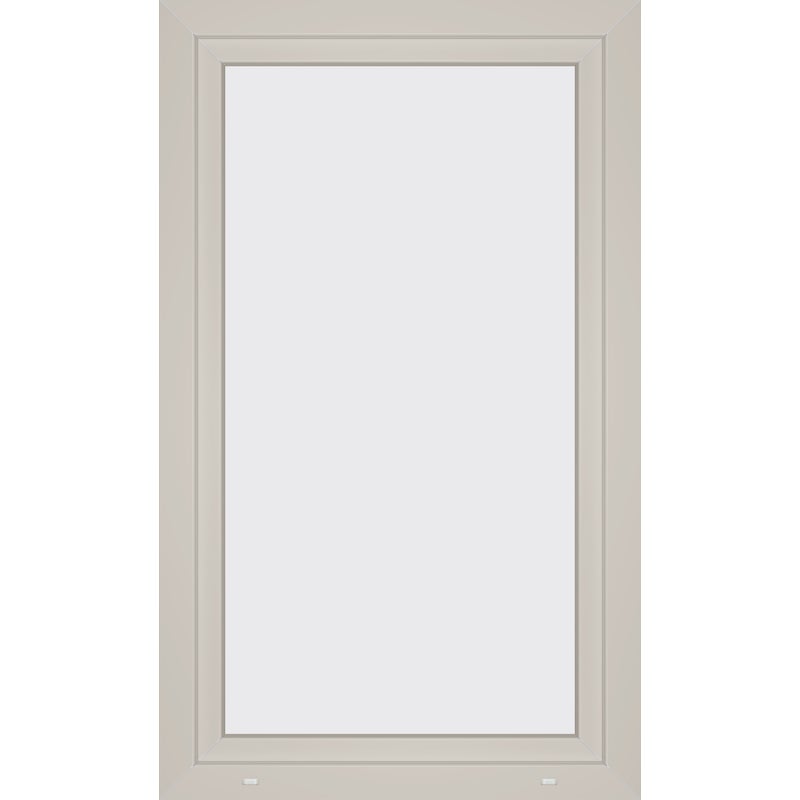 Okno PCV 3-szybowe fasadowe 85/O31 białe 865x1435 mm otwierane do wewnątrz lewe