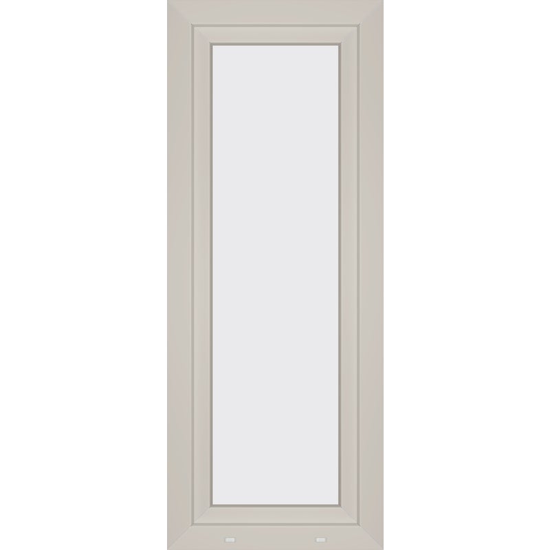 Okno PCV 3-szybowe fasadowe 85/O26 białe 565x1435 mm otwierane do wewnątrz prawe