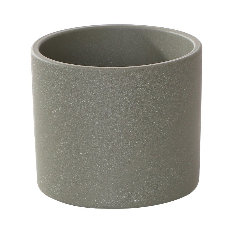 Osłonka doniczki ceramiczna Walec 17cm khaki Ceramik