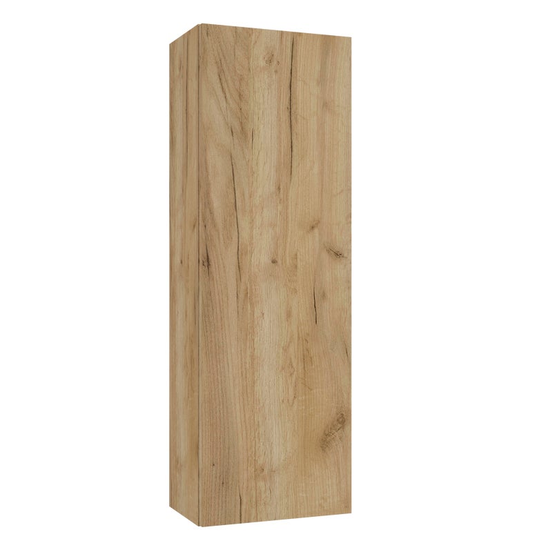 Szafka łazienkowa wisząca 30x20x90 cm Duo Dąb złoty Defra