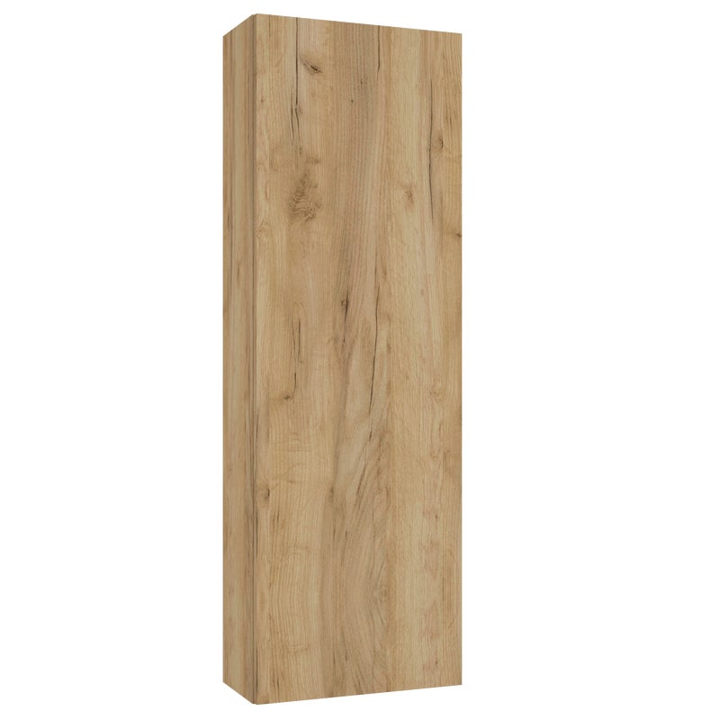 Szafka łazienkowa wisząca 40x20x120 cm Duo Dąb złoty Defra