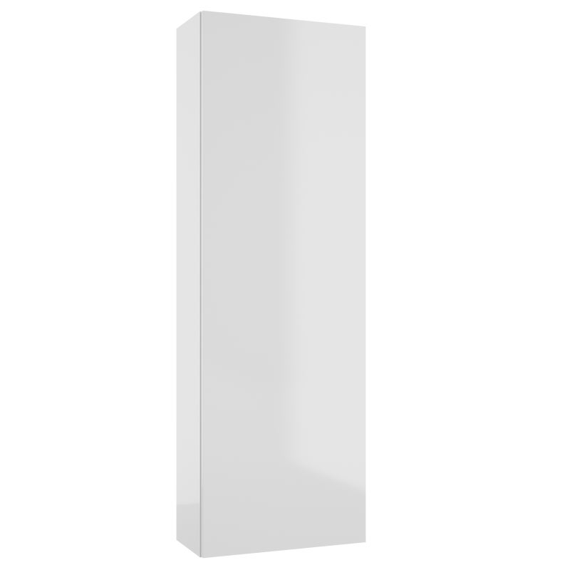 Szafka łazienkowa wisząca 40x20x120 cm Duo biała połysk Defra