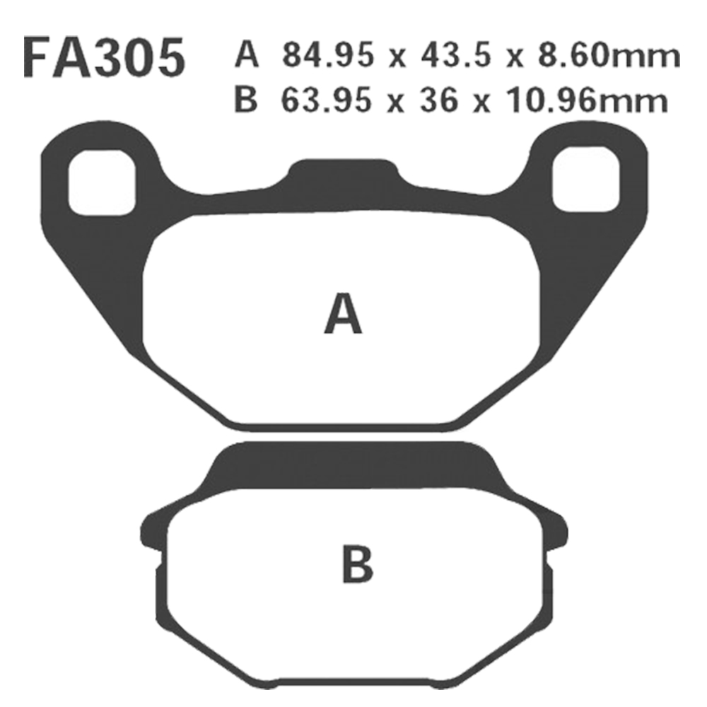 Klocki hamulcowe EBC FA305