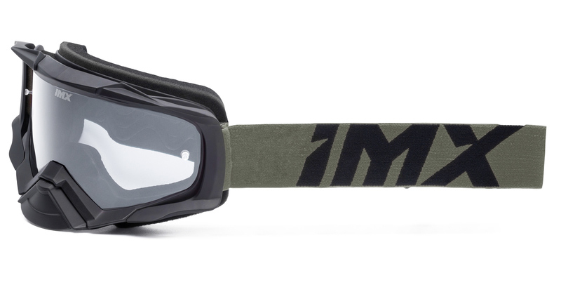 Gogle IMX Dust MX Black + 2 szyby (jasna i ciemna) w zestawie