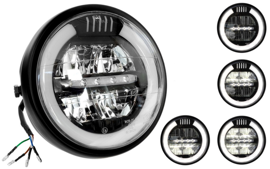 Lampa motocyklowa przód 7,5 Led e4