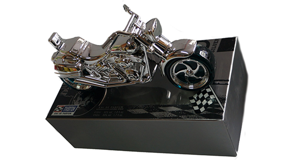 Perfumy motocyklowe - dwa zapachy - chopper silver