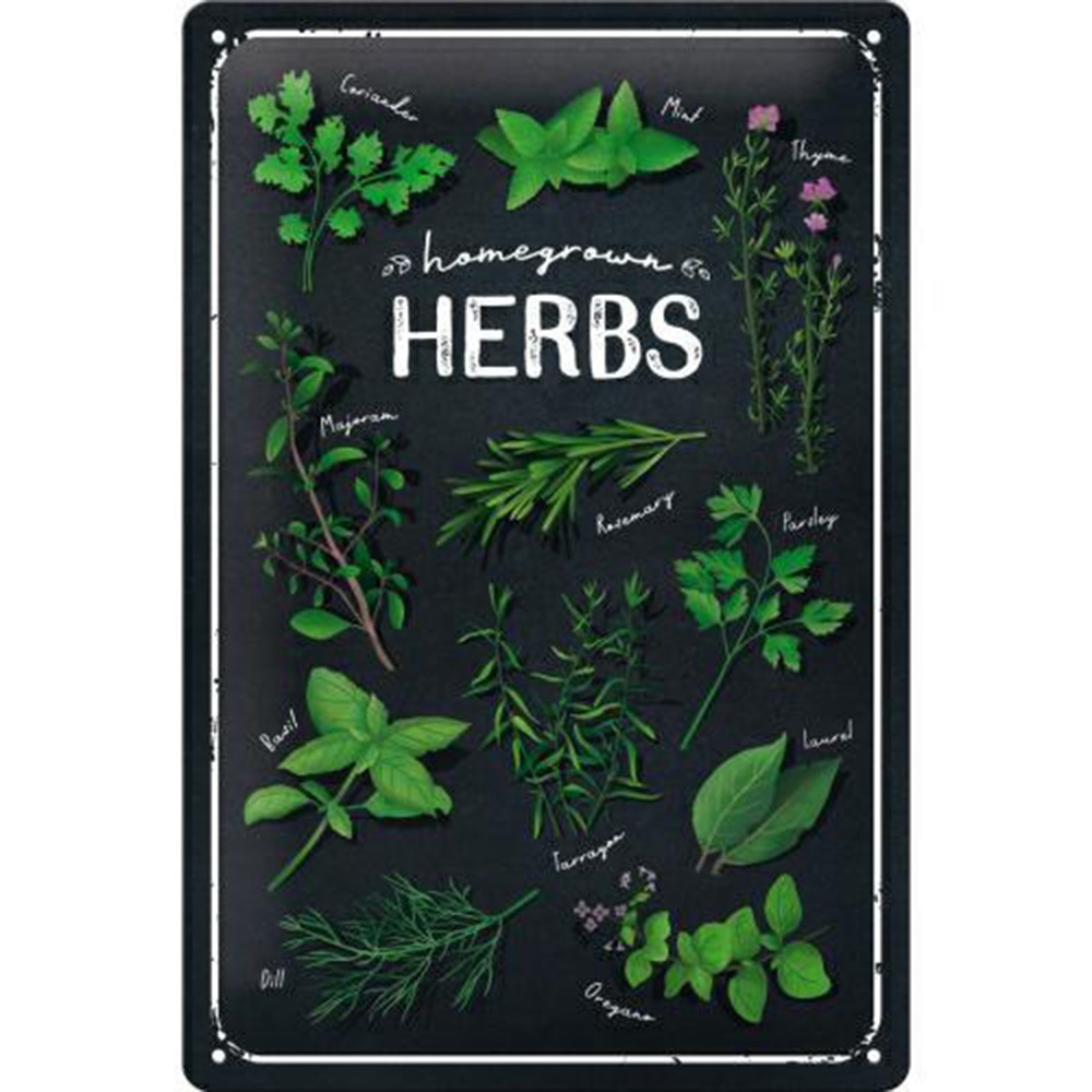 Plakat 20x30 Homegrown Herbs Speci