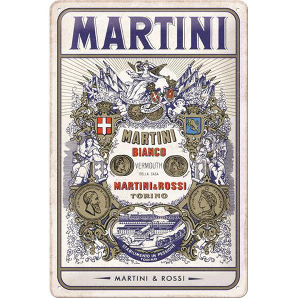 Plakat 20x30 Martini Bianco Vermou
