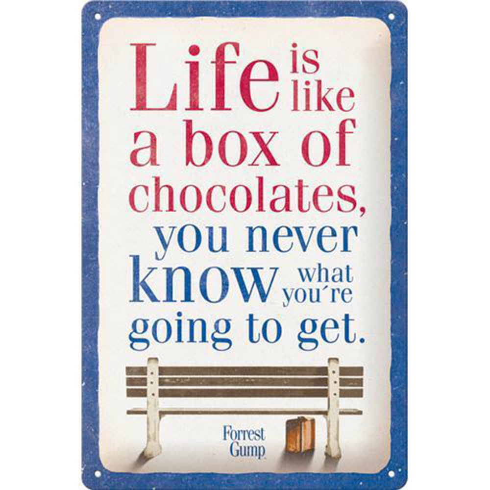 Plakat 20x30 Forrest Gump Chocolat
