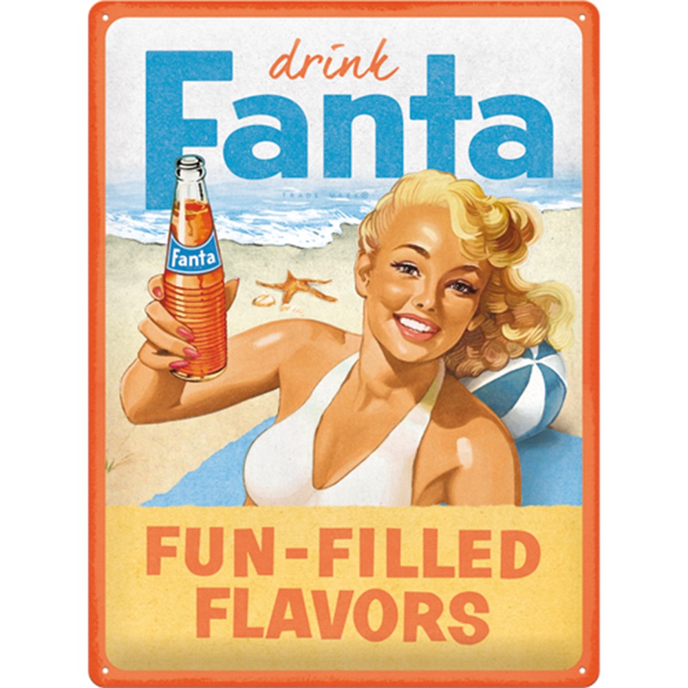 Plakat 30x40 Fanta Beach Girl