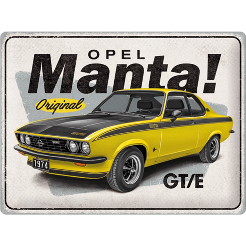 Plakat 30x40 Opel Manta GT/E