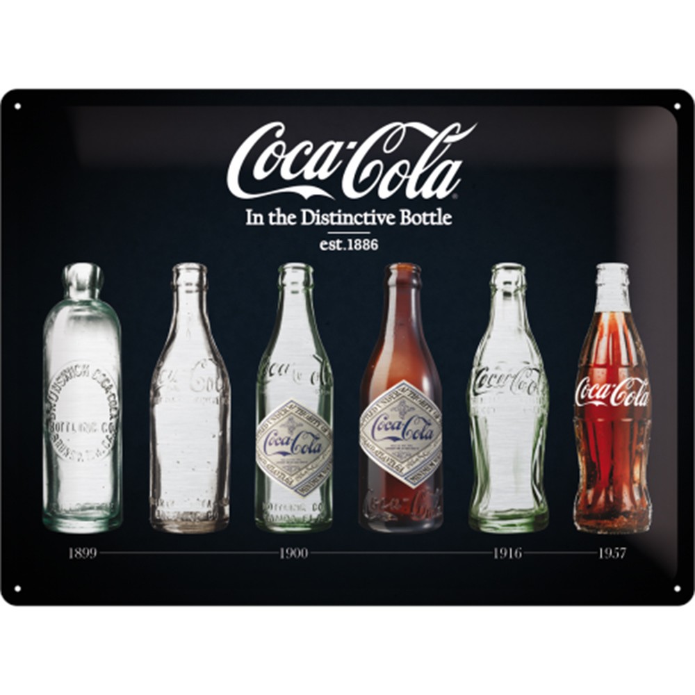 Plakat 30 x 40cm Coca-Cola Bottle