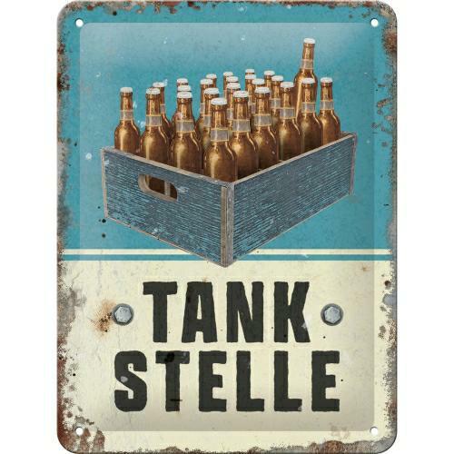 Plakat 15x20 Tankestelle Bier Piwosz