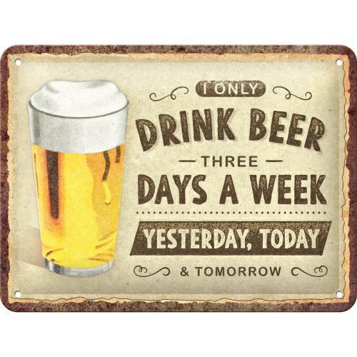 Plakat 15x20 Drink Beer Three Days