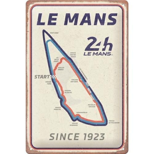 Plakat 20x30 24h Le Mans - Circuit