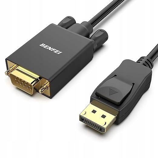 Kabel Displayport Benfei Na Vga Czarny 0,9 M