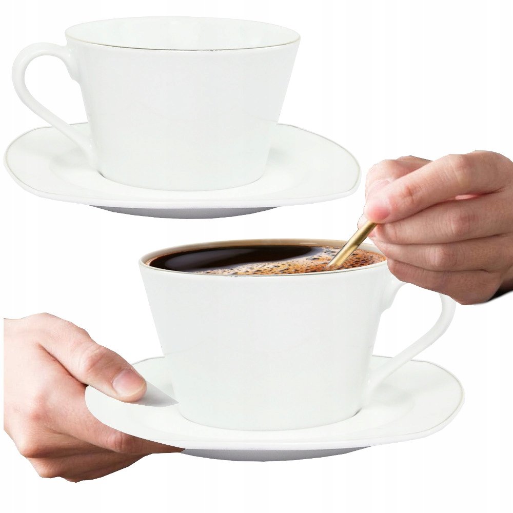 Zestaw prezentowy 2 x filiżanka porcelanowa 220ML