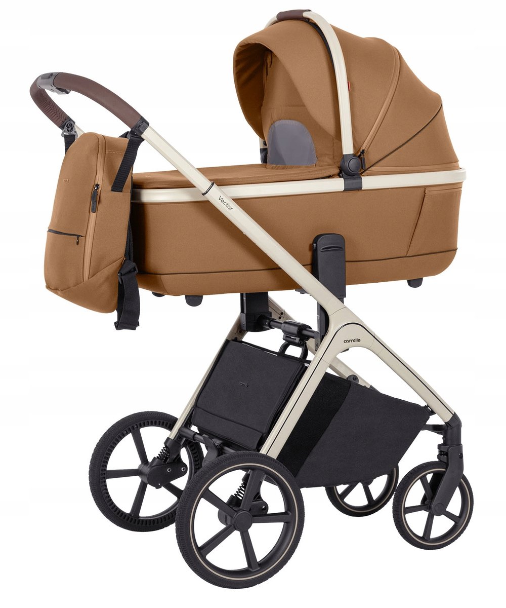 Wózek dziecięcy 3w1/4w1 CARRELLO Vector CRL-6550 Coral Beige z fotel