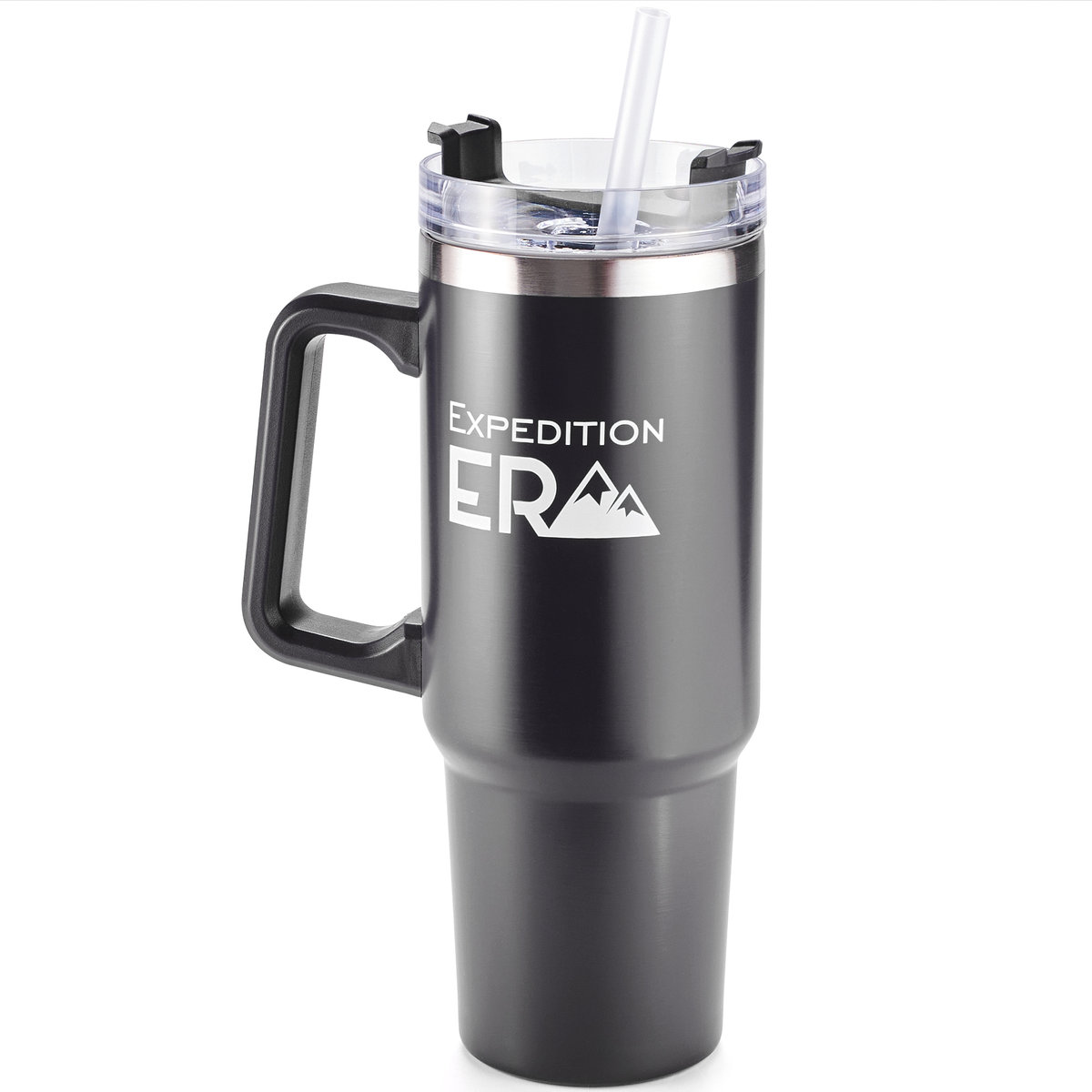 KUBEK TERMICZNY DO KAWY ZE SŁOMKĄ TERMOS Z UCHWYTEM NA HERBATĘ KAWĘ 800ML