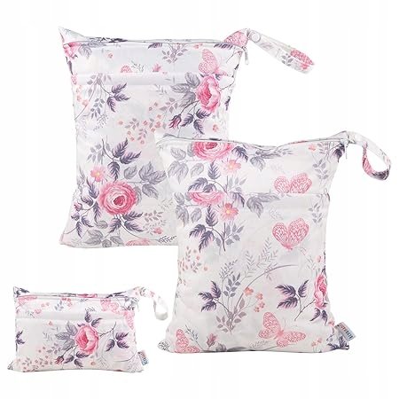 Zestaw Woreczków Na Pieluchy Wielorazowe, 3 Szt, Alvababy