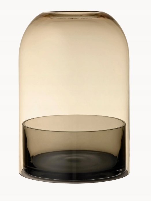 Świecznik wazon ze szkła dymiony Tota Westwing Prezent dekoracja