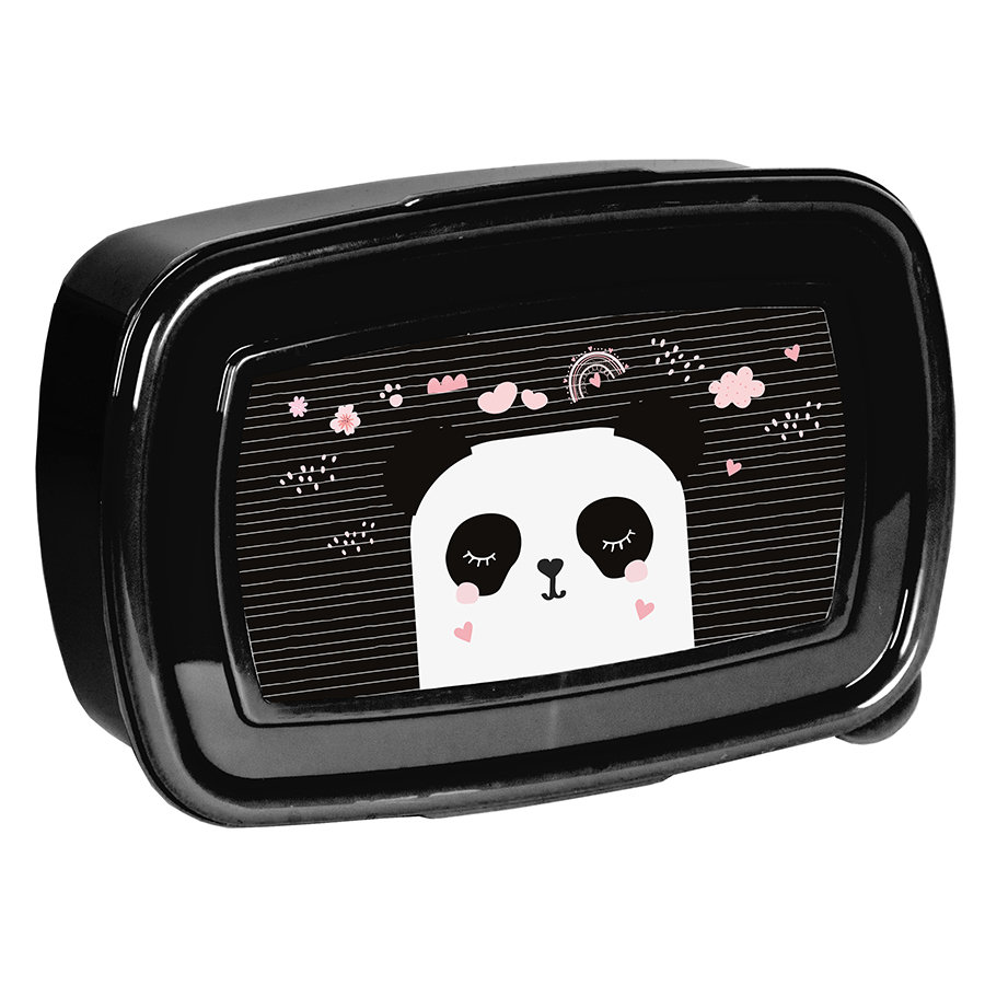 Śniadaniówka Szkolna Panda Paso Czarna