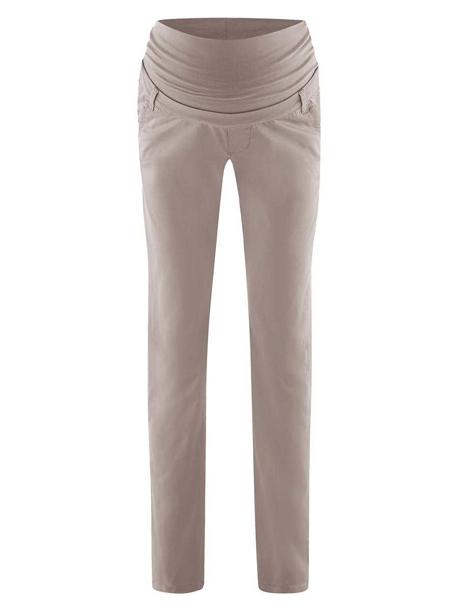 Damskie spodnie materiałowe beżowe Bellybutton Maternity, r.34