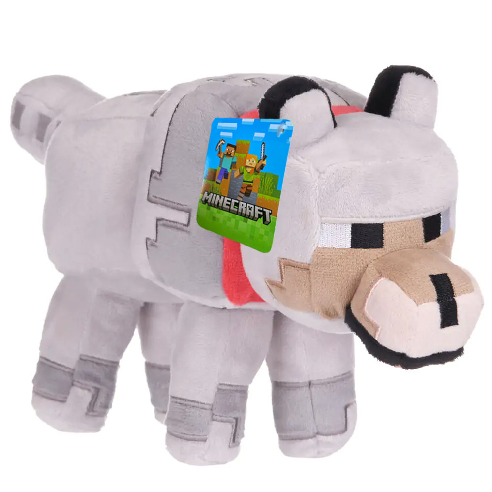 Minecraft Pies Oryginalna Maskotka 17x31 Cm Wilk Z Gry Na Licencji Mojang