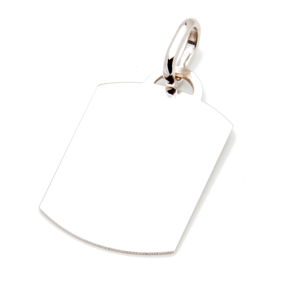 Srebrny nieśmiertelnik grawer