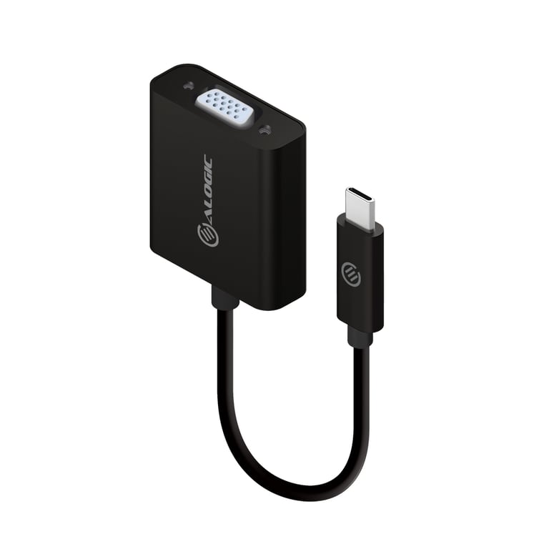 ALOGIC UCVGA-ADP zewnętrzna karta graficzna usb 1920 x 1200 px Czarny