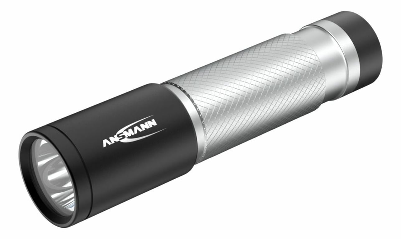 Ansmann 1600-0427 latarka Czarny, Srebrny Latarka ręczna LED