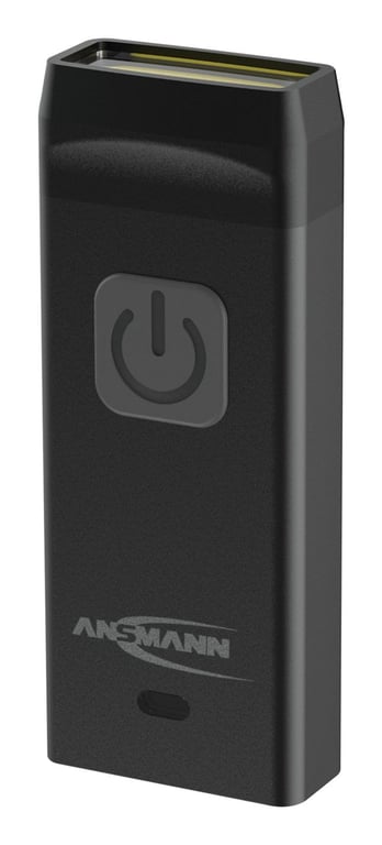 Ansmann KL80R Czarny Latarka brelok COB LED