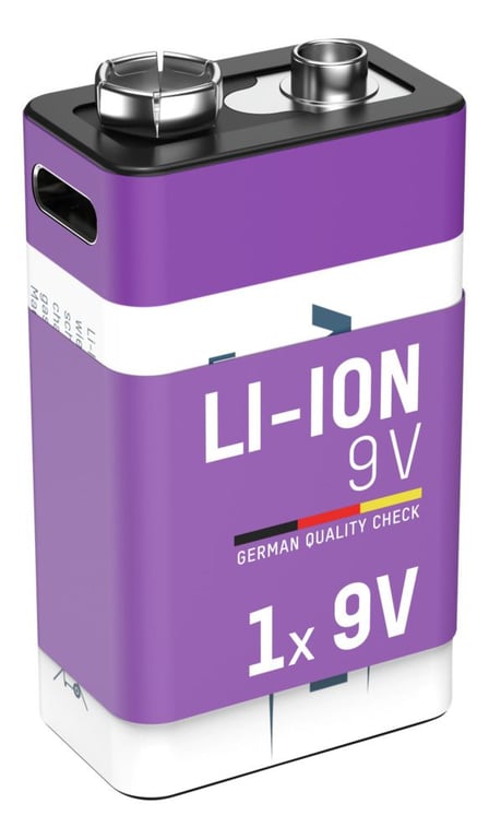 Ansmann 1315-0005 bateria do użytku domowego Bateria do ponownego naładowania 9V Litowo-jonowa (Li-Ion)