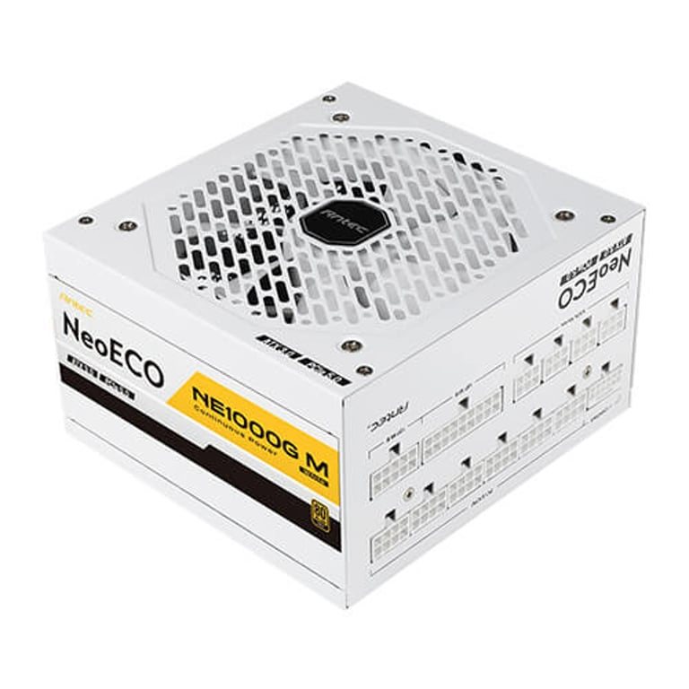 Antec Neo ECO Modular NE1000G M White ATX 3.0 moduł zasilaczy 1000 W 20+4 pin ATX Biały