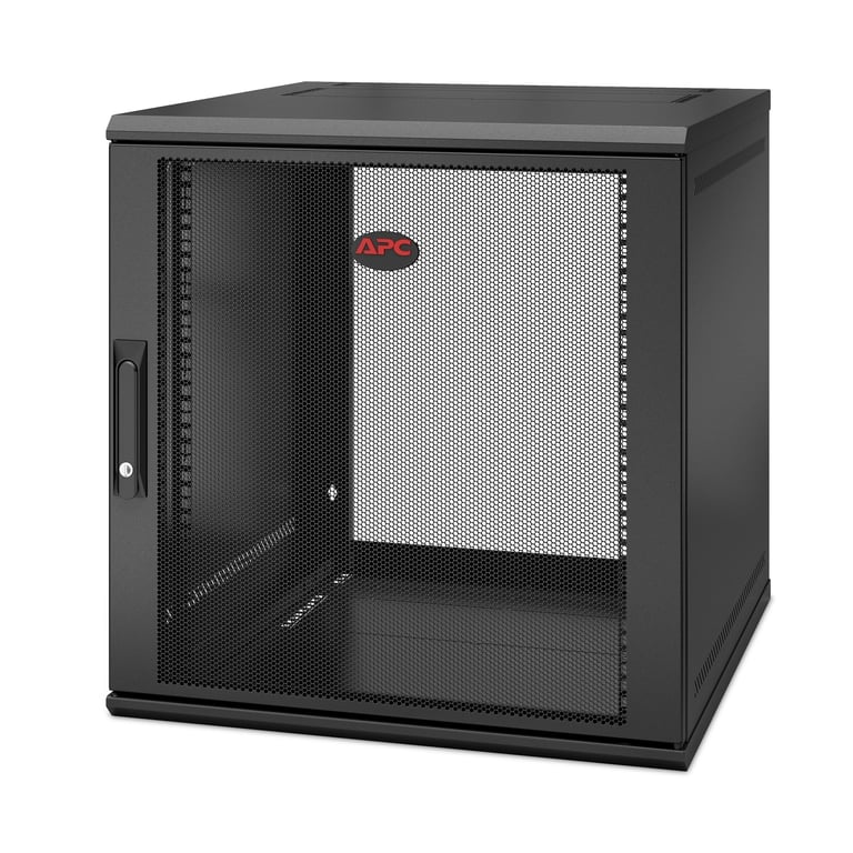 APC NetShelter WX 12U Single Hinged Wall-mount Enclosure 600mm Deep Szafa wisząca Czarny