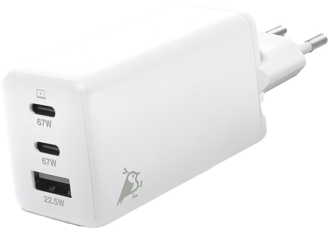 Aqiila Chargebird W3 Uniwersalne Biały Prąd przemienny Szybkie ładowanie Wewnętrzna