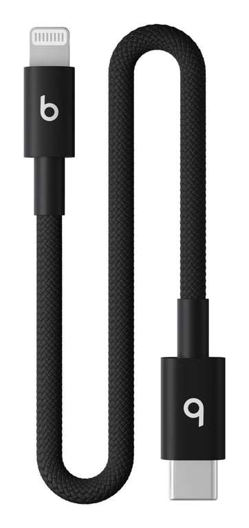 Apple MEQM4ZM/A kabel Lightning 0,2 m Czarny MEQM4ZM/A